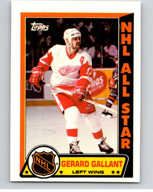 1989-90 Topps Stickers #2 Gerard Gallant  Detroit Red Wings  V52940 Image 1