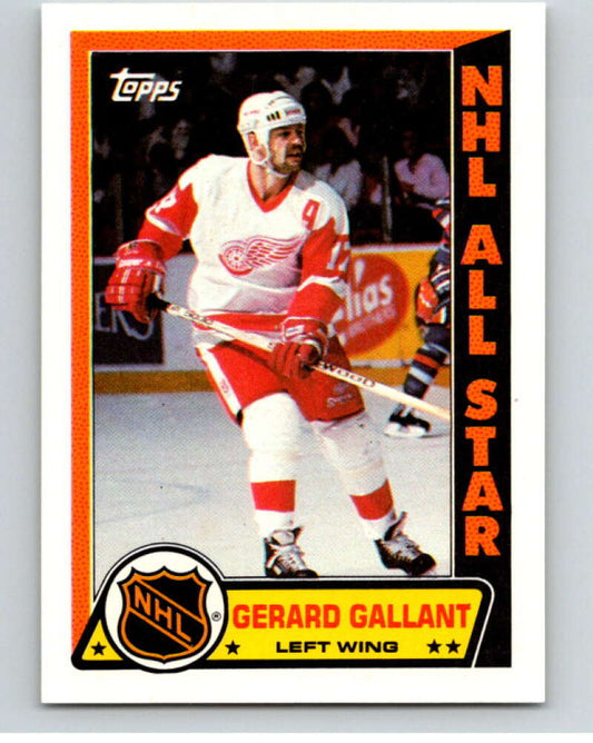 1989-90 Topps Stickers #2 Gerard Gallant  Detroit Red Wings  V52942 Image 1