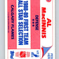 1989-90 Topps Stickers #4 Al MacInnis  Calgary Flames  V52946 Image 2