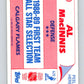 1989-90 Topps Stickers #4 Al MacInnis  Calgary Flames  V52948 Image 2