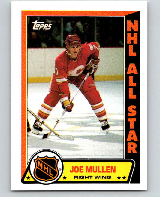 1989-90 Topps Stickers #5 Joe Mullen  Calgary Flames  V52949 Image 1
