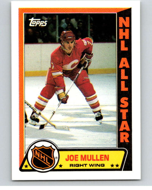 1989-90 Topps Stickers #5 Joe Mullen  Calgary Flames  V52955 Image 1
