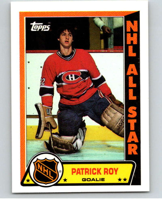 1989-90 Topps Stickers #6 Patrick Roy  Montreal Canadiens  V52957 Image 1