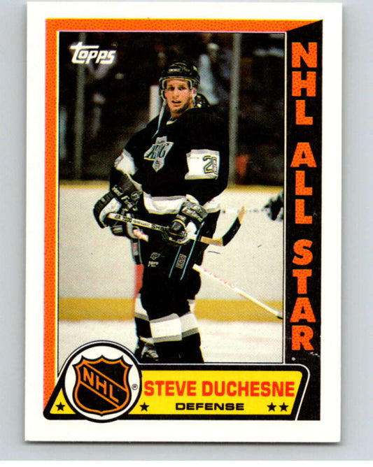 1989-90 Topps Stickers #10 Steve Duchesne  Los Angeles Kings  V52969 Image 1