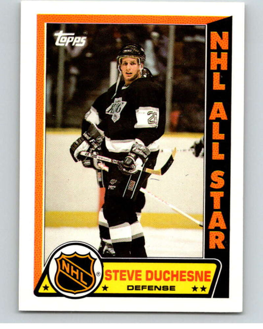 1989-90 Topps Stickers #10 Steve Duchesne  Los Angeles Kings  V52972 Image 1