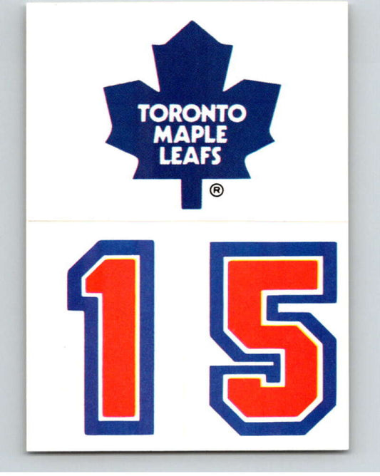 1989-90 Topps Stickers #13 Toronto Maple Leafs   V52977 Image 1