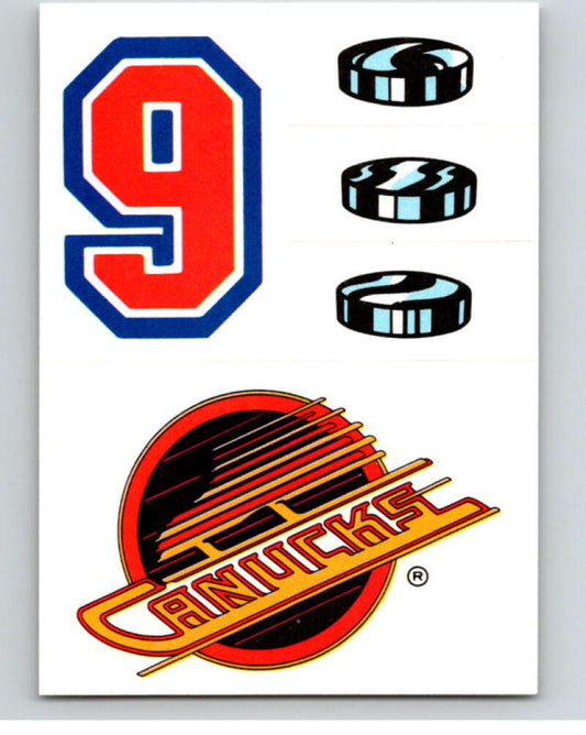 1989-90 Topps Stickers #24 Vancouver Canucks   V52985 Image 1