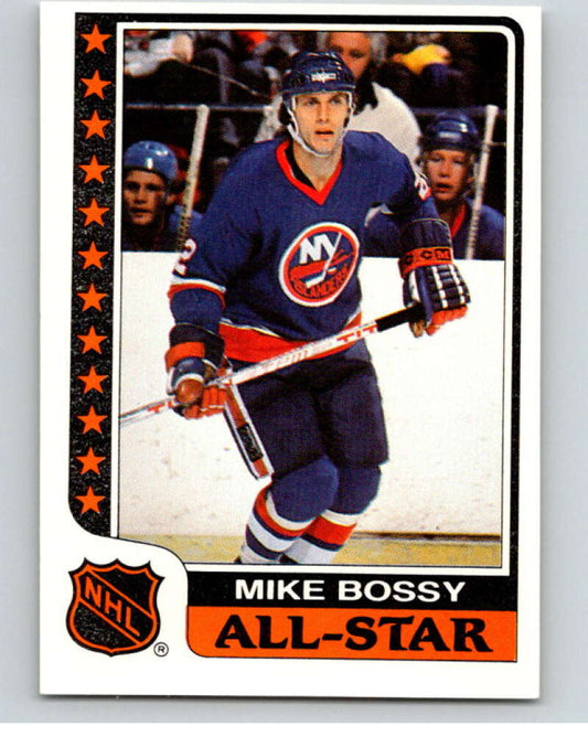 1986-87 Topps Stickers #4 Mike Bossy  V52995 Image 1
