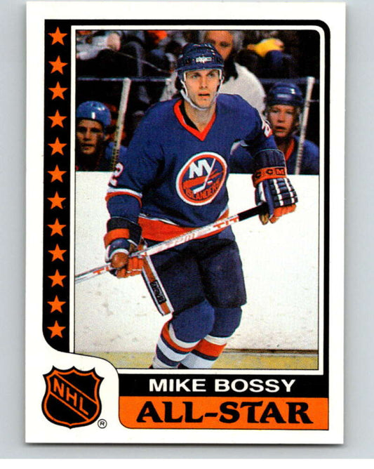 1986-87 Topps Stickers #4 Mike Bossy  V52996 Image 1