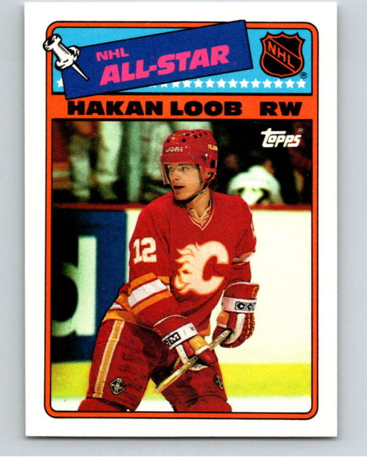 1988-89 Topps Stickers #3 Hakan Loob  Calgary Flames  V53013 Image 1