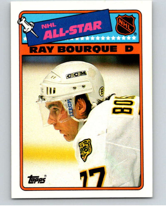 1988-89 Topps Stickers #5 Ray Bourque  Boston Bruins  V53019 Image 1