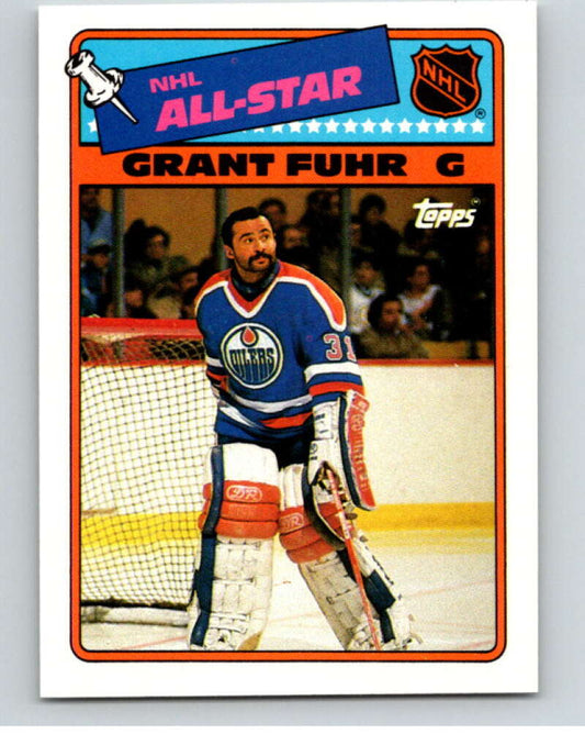 1988-89 Topps Stickers #6 Grant Fuhr  Edmonton Oilers  V53025 Image 1