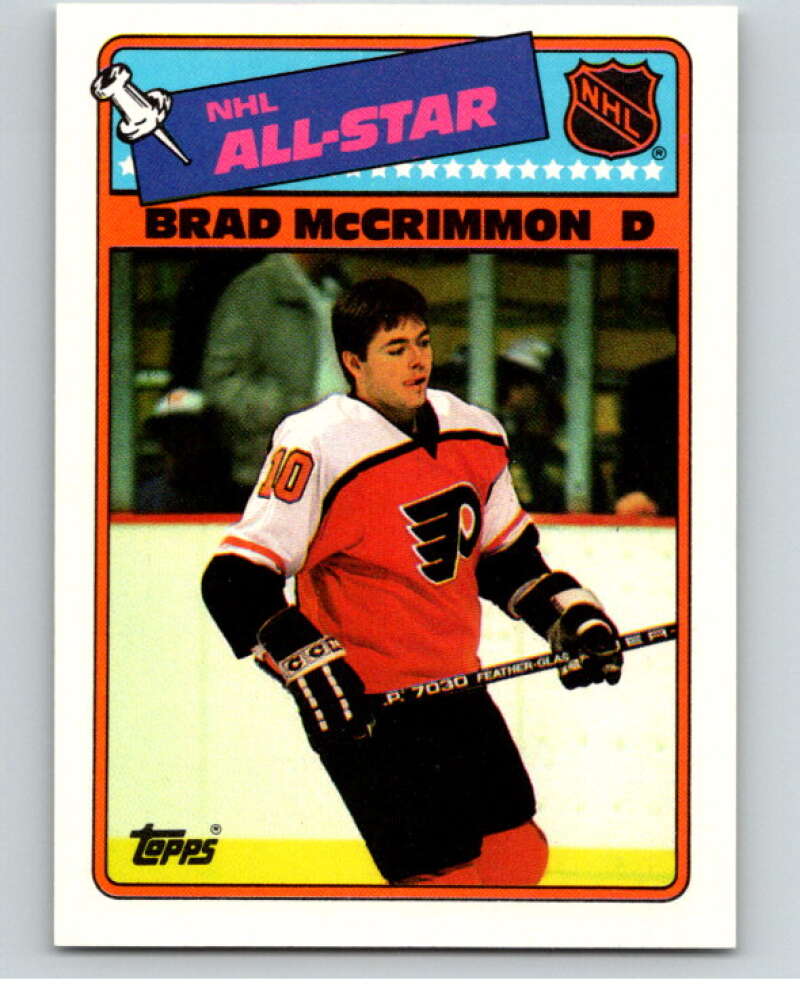 1988-89 Topps Stickers #10 Brad McCrimmon  Calgary Flames  V53035 Image 1