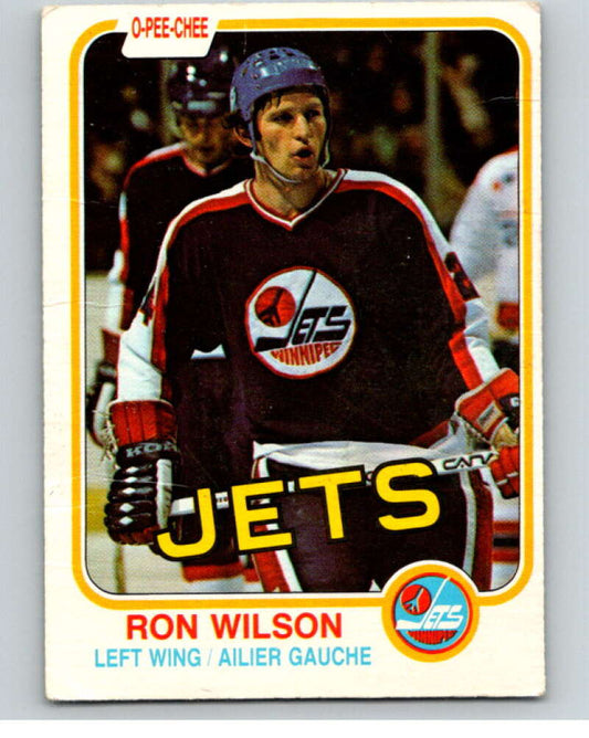 1981-82 O-Pee-Chee #377 Ron Wilson  Winnipeg Jets  V53061 Image 1