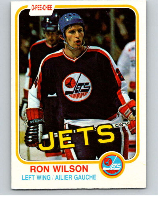 1981-82 O-Pee-Chee #377 Ron Wilson  Winnipeg Jets  V53062 Image 1