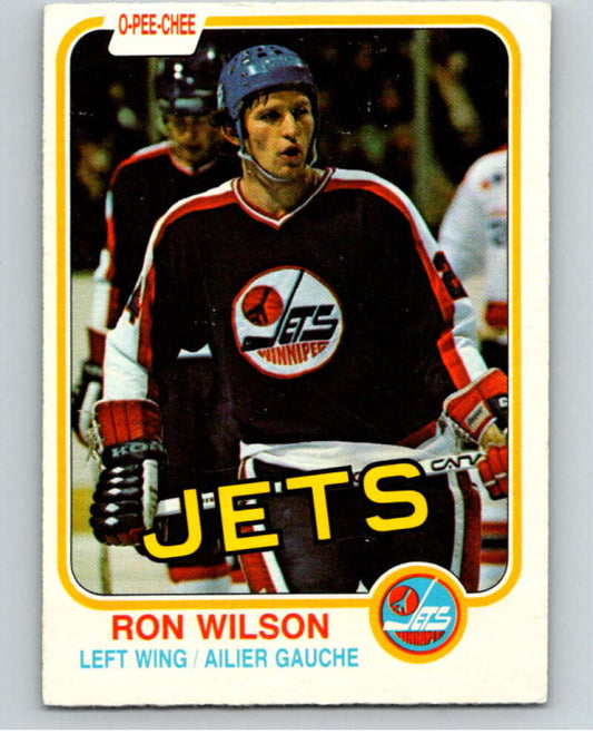 1981-82 O-Pee-Chee #377 Ron Wilson  Winnipeg Jets  V53063 Image 1