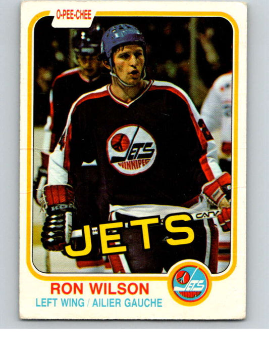 1981-82 O-Pee-Chee #377 Ron Wilson  Winnipeg Jets  V53066 Image 1