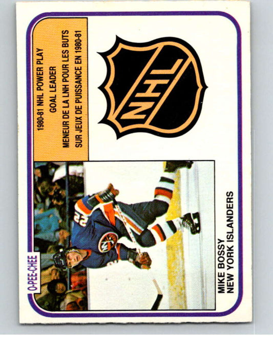 1981-82 O-Pee-Chee #386 Mike Bossy LL  New York Islanders  V53122 Image 1