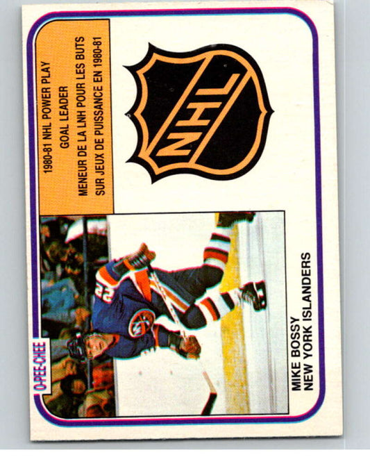 1981-82 O-Pee-Chee #386 Mike Bossy LL  New York Islanders  V53126 Image 1