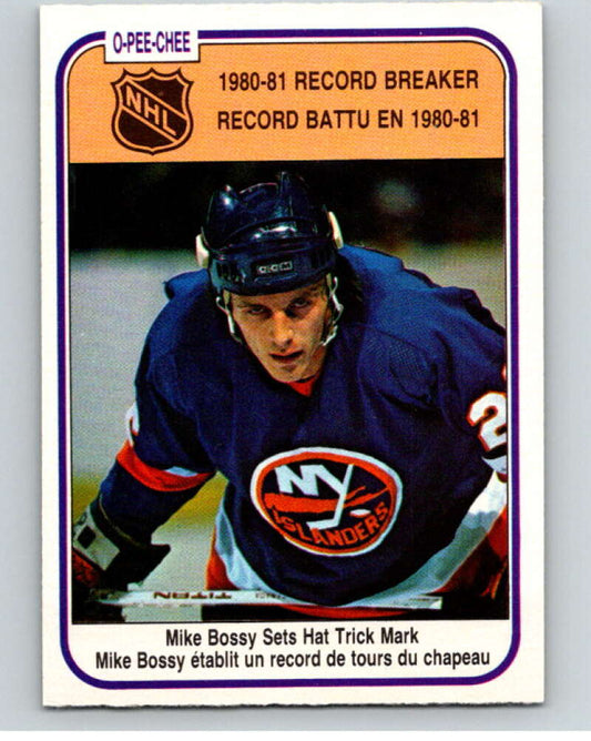 1981-82 O-Pee-Chee #390 Mike Bossy RB  New York Islanders  V53160 Image 1