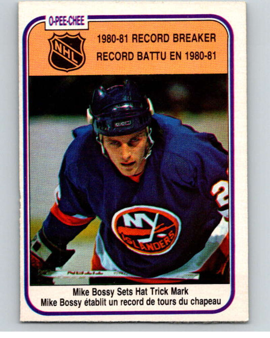 1981-82 O-Pee-Chee #390 Mike Bossy RB  New York Islanders  V53161 Image 1