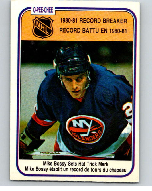 1981-82 O-Pee-Chee #390 Mike Bossy RB  New York Islanders  V53163 Image 1