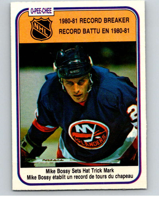1981-82 O-Pee-Chee #390 Mike Bossy RB  New York Islanders  V53167 Image 1