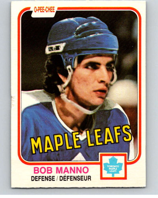 1981-82 O-Pee-Chee #396 Bob Manno  Toronto Maple Leafs  V53199 Image 1