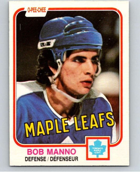 1981-82 O-Pee-Chee #396 Bob Manno  Toronto Maple Leafs  V53200 Image 1