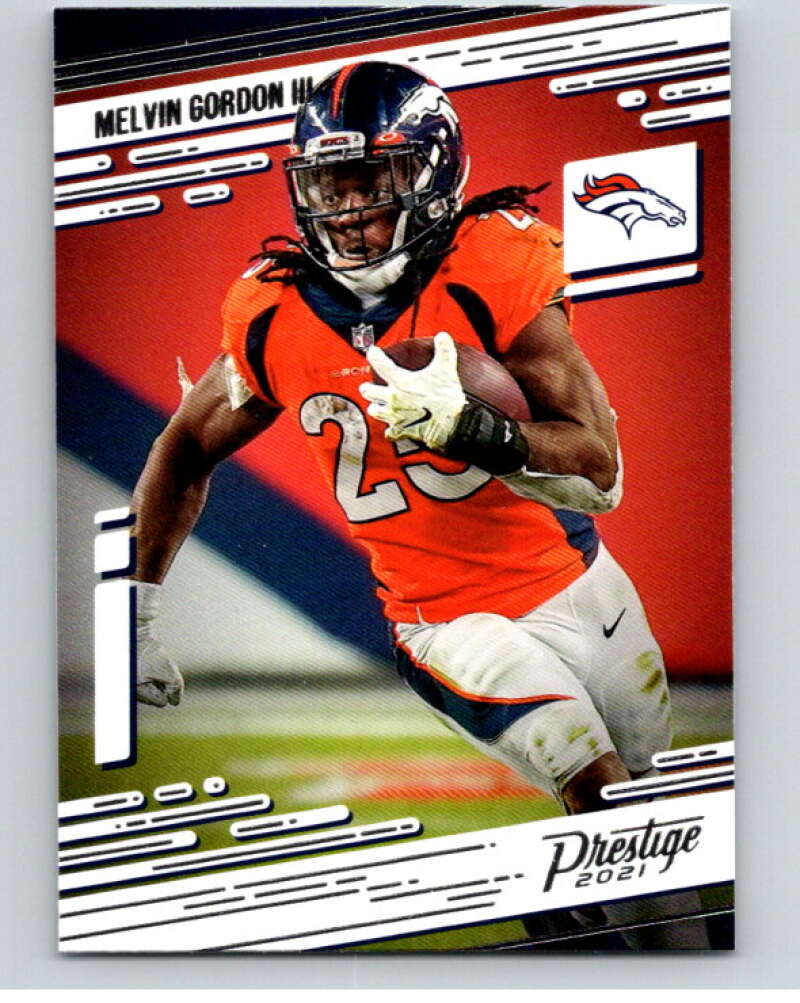 2021 Panini Prestige #42 Melvin Gordon III  Denver Broncos  V53214 Image 1