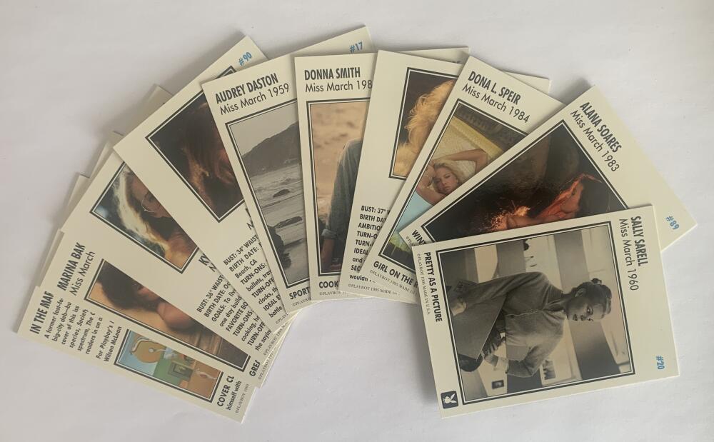 1995 Playboy Collectors Sexy Nude Cards Lot of 10 - V53295 Image 2