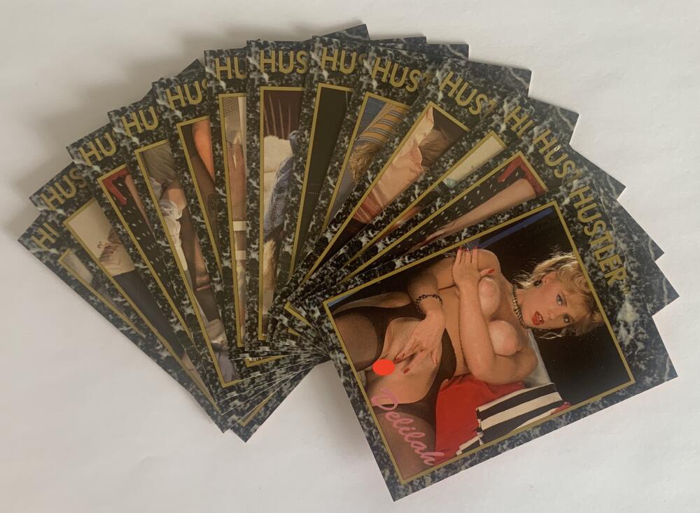 1992 Hustler Collectors Sexy Nude XXX Cards Lot of 13 - V53296 Image 1