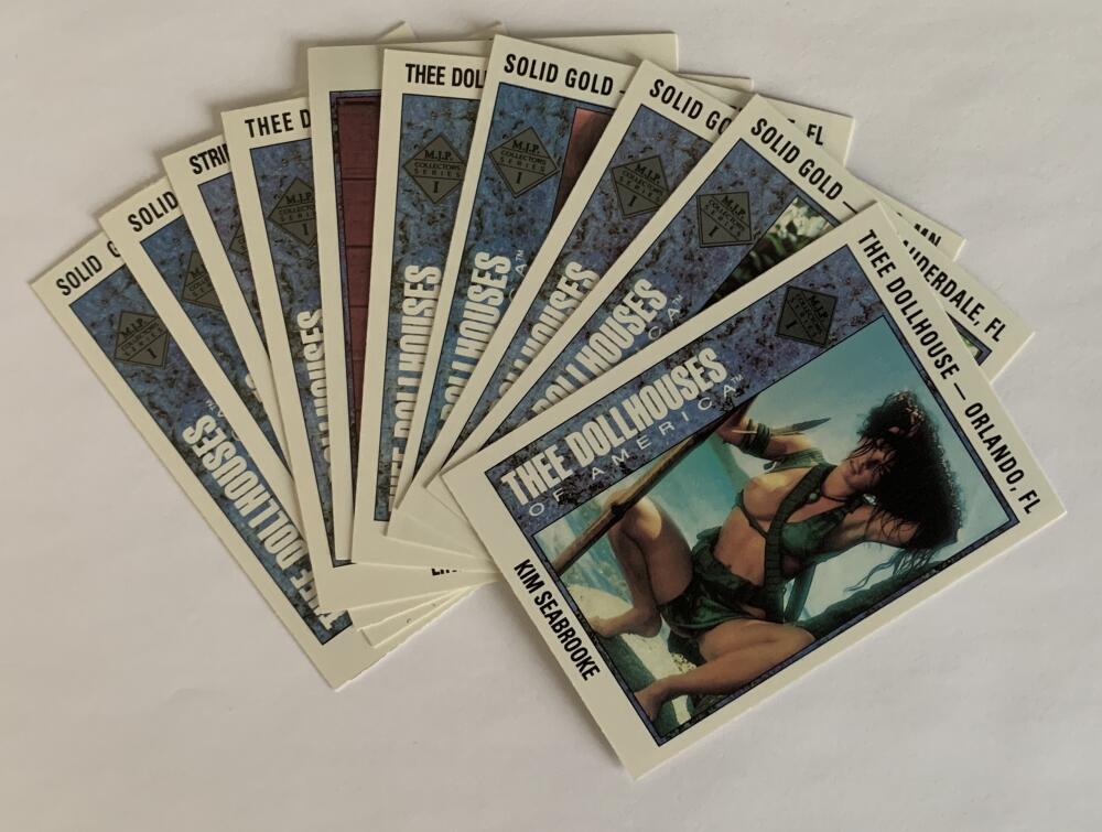 1992 Thee Dollhouses of America Nude Cards Lot of 10 - V53298 Image 1