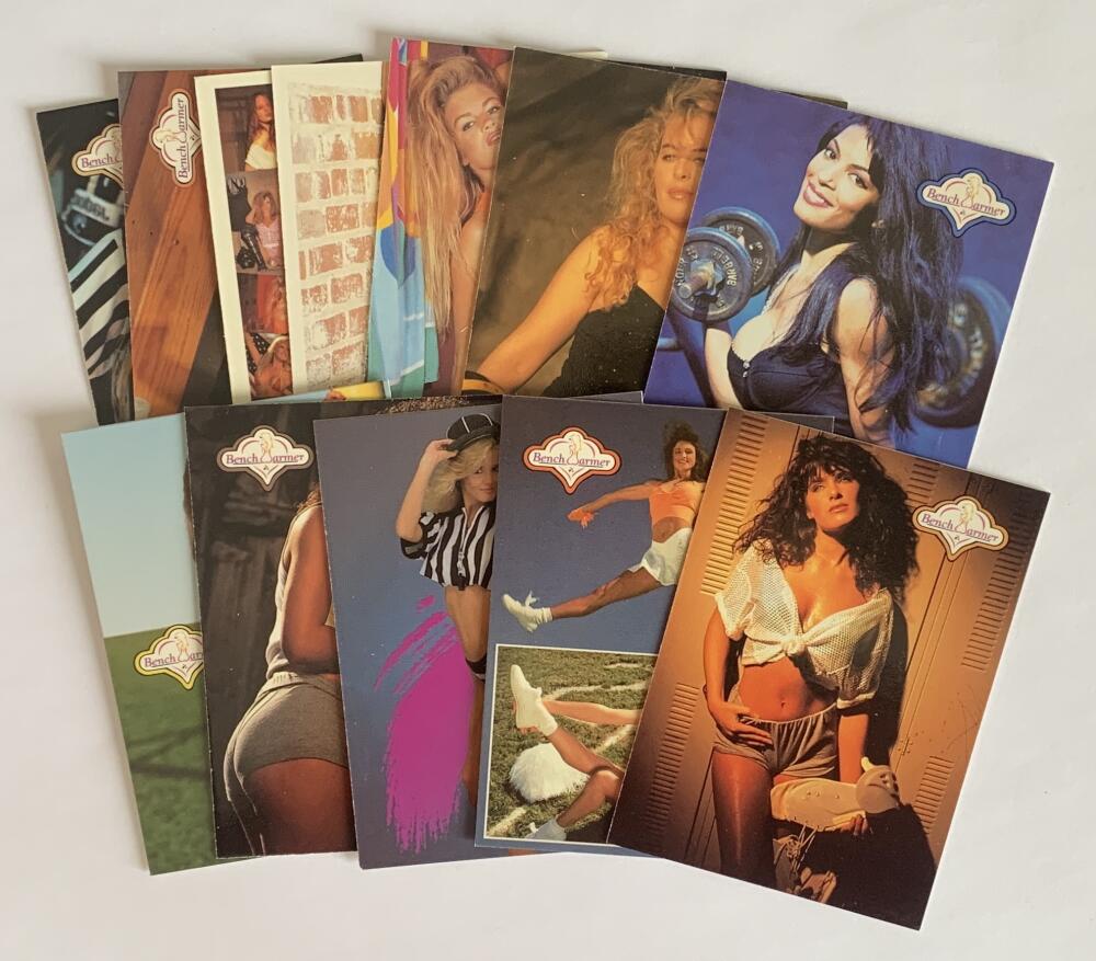 1992 Bench Warmers Girl Sexy Model Cards Lot of 12 - V53299 Image 1