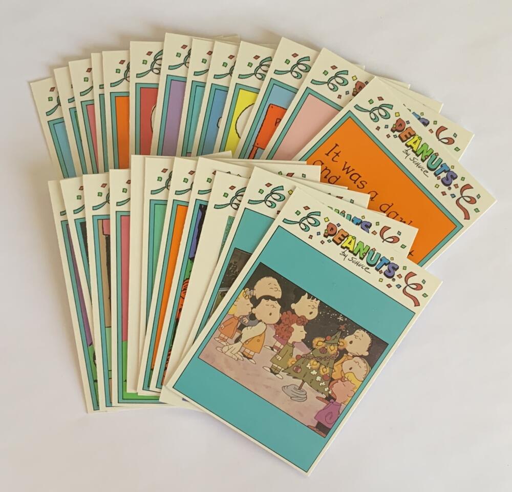 1991 Peanuts Comic Trading Cards Lot of 24 - V53306 Image 1