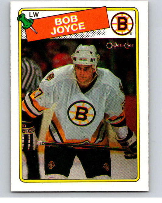 1988-89 O-Pee-Chee #2 Bob Joyce  RC Rookie Boston Bruins  V53307 Image 1