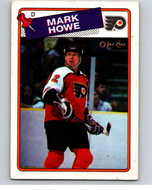 1988-89 O-Pee-Chee #6 Mark Howe  Philadelphia Flyers  V53312 Image 1