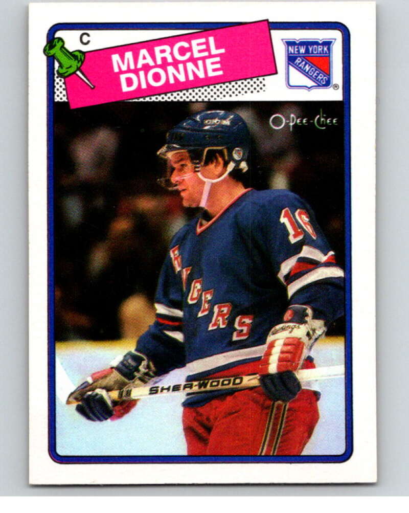 1988-89 O-Pee-Chee #13 Marcel Dionne  New York Rangers  V53323 Image 1