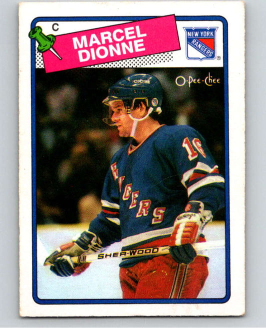1988-89 O-Pee-Chee #13 Marcel Dionne  New York Rangers  V53324 Image 1