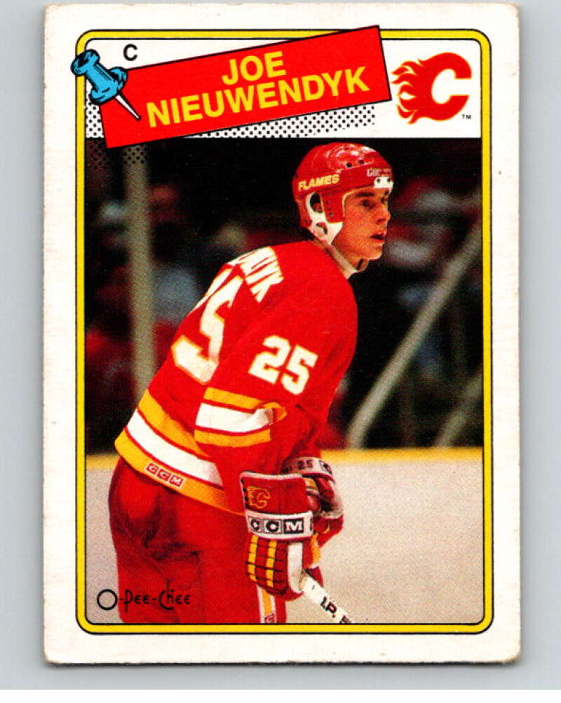 1988-89 O-Pee-Chee #16 Joe Nieuwendyk  RC Rookie  V53333 Image 1