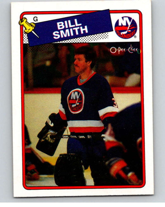 1988-89 O-Pee-Chee #17 Billy Smith  New York Islanders  V53334 Image 1