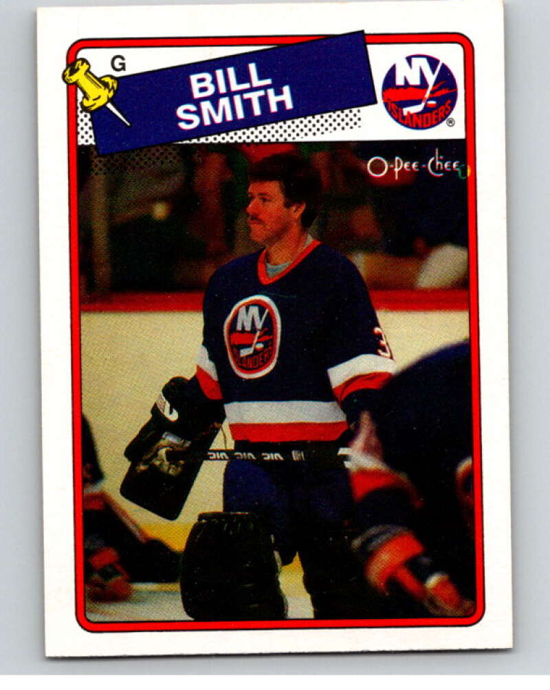 1988-89 O-Pee-Chee #17 Billy Smith  New York Islanders  V53334 Image 1