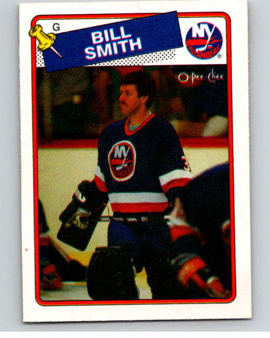 1988-89 O-Pee-Chee #17 Billy Smith  New York Islanders  V53335 Image 1