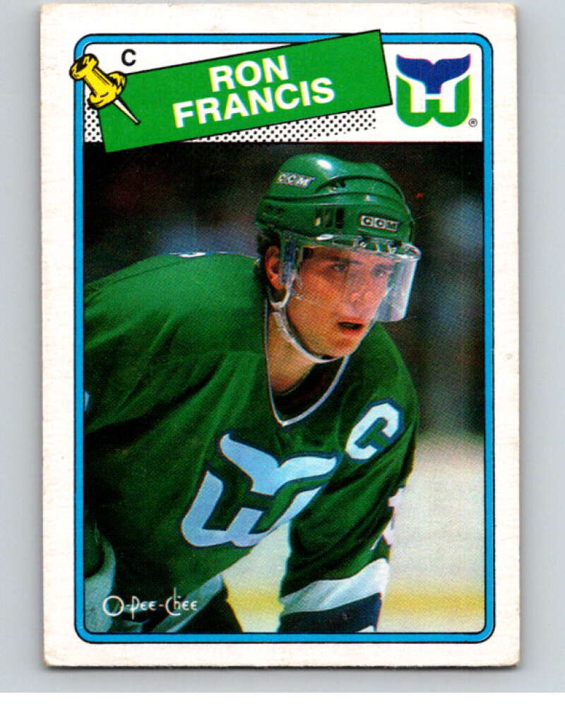 1988-89 O-Pee-Chee #52 Ron Francis  Hartford Whalers  V53391 Image 1