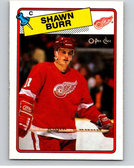 1988-89 O-Pee-Chee #78 Shawn Burr  Detroit Red Wings  V53443 Image 1
