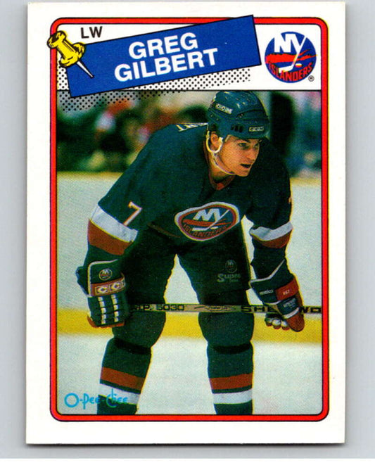 1988-89 O-Pee-Chee #83 Greg Gilbert  New York Islanders  V53455 Image 1