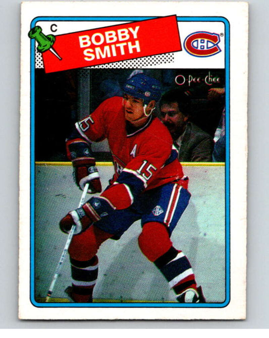 1988-89 O-Pee-Chee #88 Bobby Smith  Montreal Canadiens  V53464 Image 1