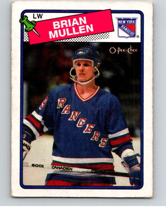 1988-89 O-Pee-Chee #91 Brian Mullen  New York Rangers  V53469 Image 1