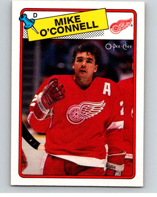1988-89 O-Pee-Chee #92 Mike O'Connell  Detroit Red Wings  V53471 Image 1
