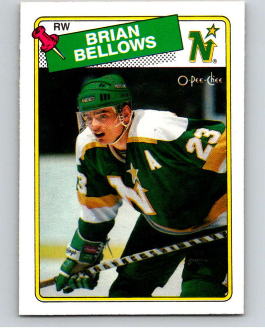 1988-89 O-Pee-Chee #95 Brian Bellows  Minnesota North Stars  V53477 Image 1